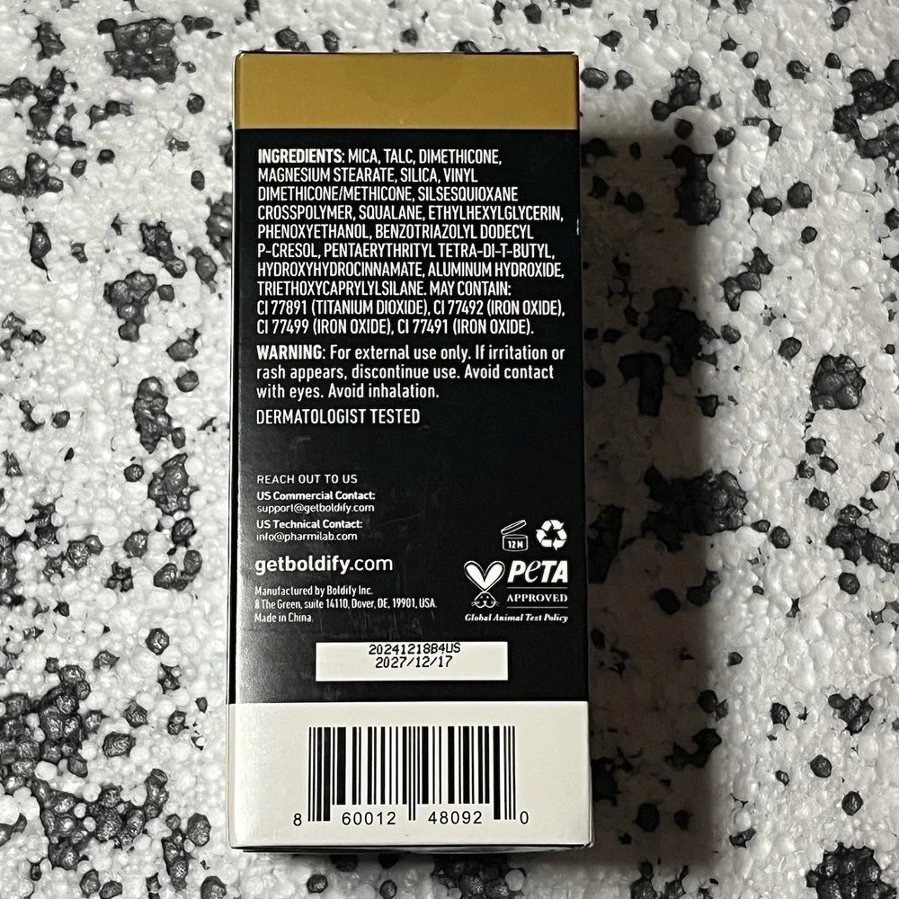BOLDIFY Root Touch Up Powder with Brush, Covers Thinning Hair Grays Light Blonde